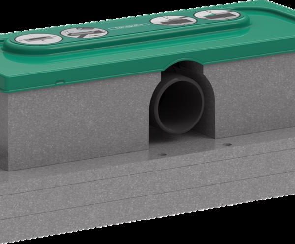 SET INSTALARE RIGOLA DUS RAINDRAIN FLEX uBOX UNIVERSAL STANDARD