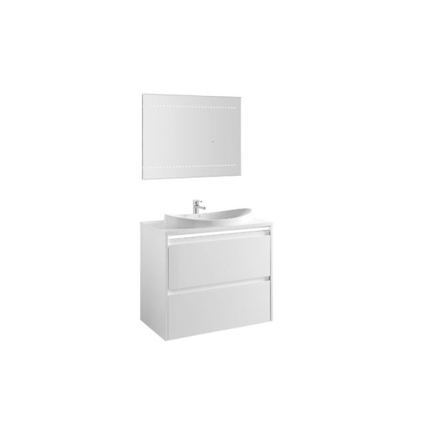 SET MOBILIER KLEA 78.5X45.5 ALB+ LAVOAR KLEA 65X35+OGLINDA KLEA 80X60