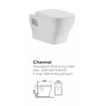 Vas WC suspendat Chennai - imagine 2