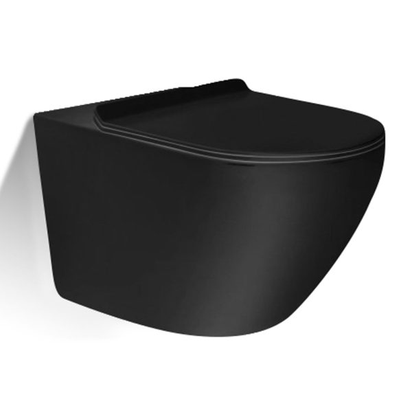 Vas WC suspendat neagru 460x365