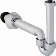 SIFON LAVOAR GEBERIT CU MUFA SI EVACUARE ORIZONTALA D.40 PP 1-1/4 CROM CAL. I