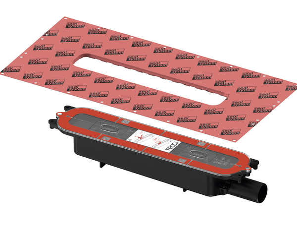 SIFON TECEDRAINPROFILE PLAT, EVACUARE LATERALA DN 40 CAL. I