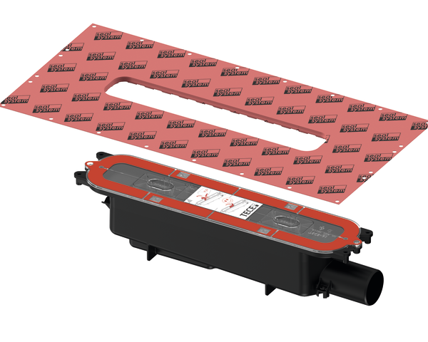 SIFON TECEDRAINPROFILE STANDARD, EVACUARE LATERALA DN 50 CAL. I