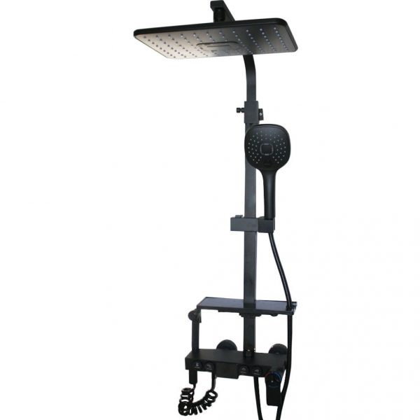 Sistem de dus negru cu termostat