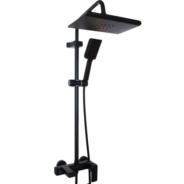 Sistem de dus negru mat