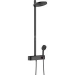 SISTEM DUS PULSIFY 260 2 JETURI ECOSMART, CU SHOWER TABLET SELECT 400,  NEGRU MAT