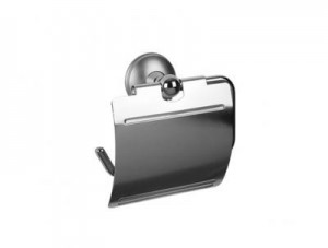 SUPORT HARTIE IGIENICA DAKOTA CU APARATOARE CROM SATINAT