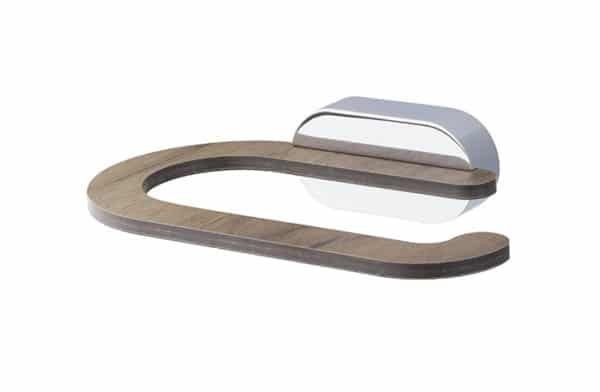 SUPORT HARTIE IGIENICA FARA APARATOARE BERGEN CROM HPL