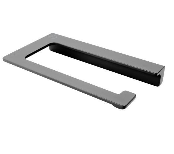 SUPORT HARTIE IGIENICA SIMPLU PIAZZA, NEGRU