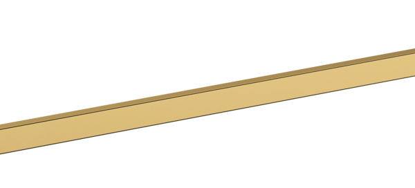 SUPORT PROSOP BARA ADDSTORIS 648MM, POLISHED GOLD OPTIC