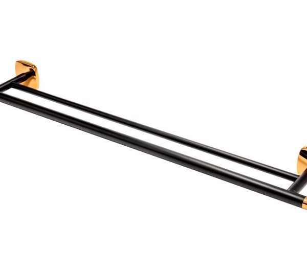 SUPORT PROSOP DUBLU MERIDA 600 MM, NEGRU-ROZ AURIU