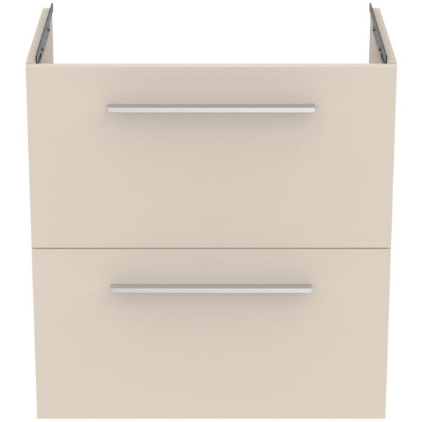 UNITATE LAVOAR I.LIFE S SUSUPENDATA 60 CM CU 2 SERTARE FARA MANERE,BEJ NISIPIU MAT