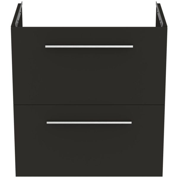 UNITATE LAVOAR I.LIFE S SUSUPENDATA 60 CM CU 2 SERTARE FARA MANERE,GRI CARBON MAT