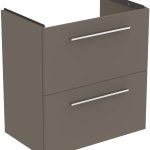 UNITATE LAVOAR I.LIFE S SUSUPENDATA 60 CM CU 2 SERTARE FARA MANERE,GRI CUART MAT