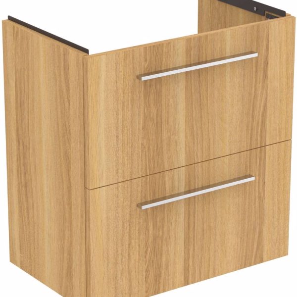 UNITATE LAVOAR I.LIFE S SUSUPENDATA 60 CM CU 2 SERTARE FARA MANERE,STEJAR NATURAL