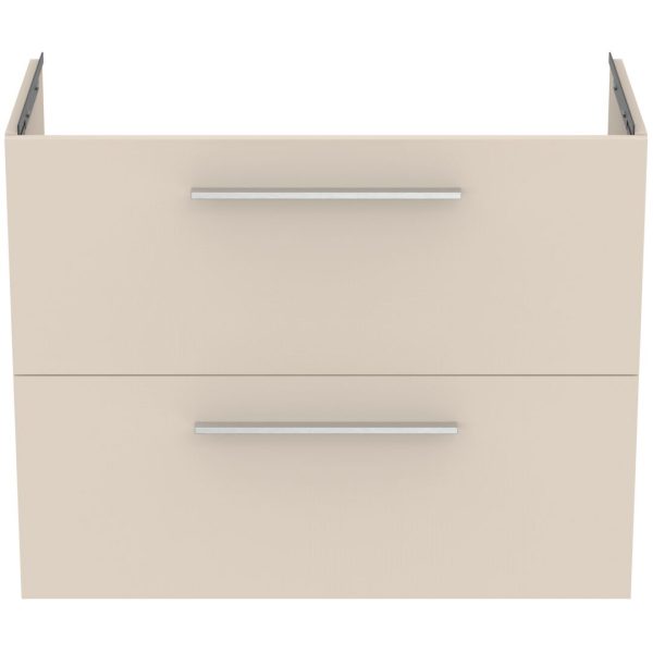 UNITATE LAVOAR I.LIFE S SUSUPENDATA 80 CM CU 2 SERTARE FARA MANERE,BEJ NISIPIU MAT