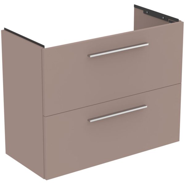 UNITATE LAVOAR I.LIFE S SUSUPENDATA 80 CM CU SERTARE FARA MANERE,GRI-BEJ MAT