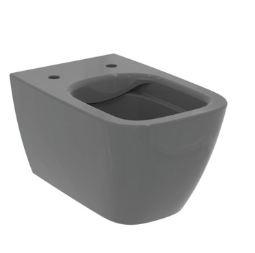 VAS WC I.LIFE B SUSPENDAT RIMLESS+, 54X35.5, FIXARE COMPLET ASCUNSA, GRI LUCIOS