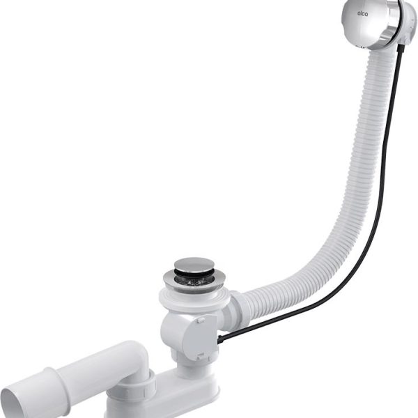 VENTIL CADA AUTOMAT, CU SIFON SI PREAPLIN, METALIC