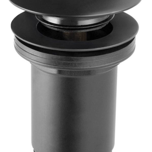 VENTIL LAVOAR CLICK-CLACK KLEOME CU PREAPLIN, 1 1/4 ALAMA, NEGRU