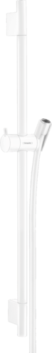 BARA DUS UNICA S PURO 65CM CU FURTUN, MATT WHITE