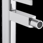 BATERIE BIDEU FINORIS CU VENTIL PUSH-OPEN, CROM