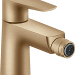 BATERIE BIDEU TALIS E CU VENTIL, BRUSHED BRONZE