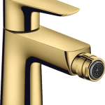 BATERIE BIDEU TALIS E CU VENTIL, POLISHED GOLD OPTIC