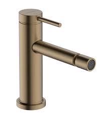 BATERIE BIDEU TECTURIS S, CU VENTIL POP-UP, BRUSHED BRONZE - imagine 1