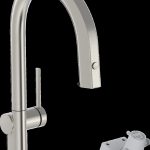 BATERIE BUCATARIE AQITTURA M91 , CU SISTEM FILTRARE SI PIPA EXTRACTIBILA 1 JET, FINISAJ INOX
