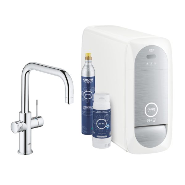 BATERIE BUCATARIE GROHE BLUE HOME TIP U STARTER KIT NEW