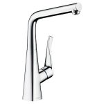 BATERIE BUCATARIE METRIS CU PIPA INALTA STAINLESS STEEL OPTIC