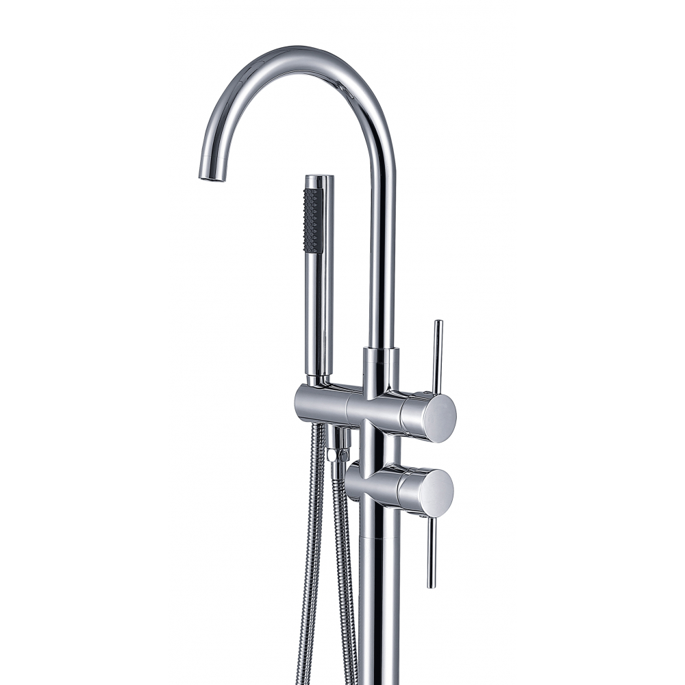 Baterie cada freestanding FF012 crom - imagine 2
