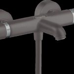 BATERIE CADA TERMOSTATICA ECOSTAT COMFORT, BRUSHED BLACK CHROME