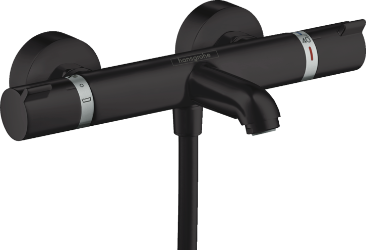 BATERIE CADA TERMOSTATICA ECOSTAT COMFORT, MATT BLACK - imagine 1