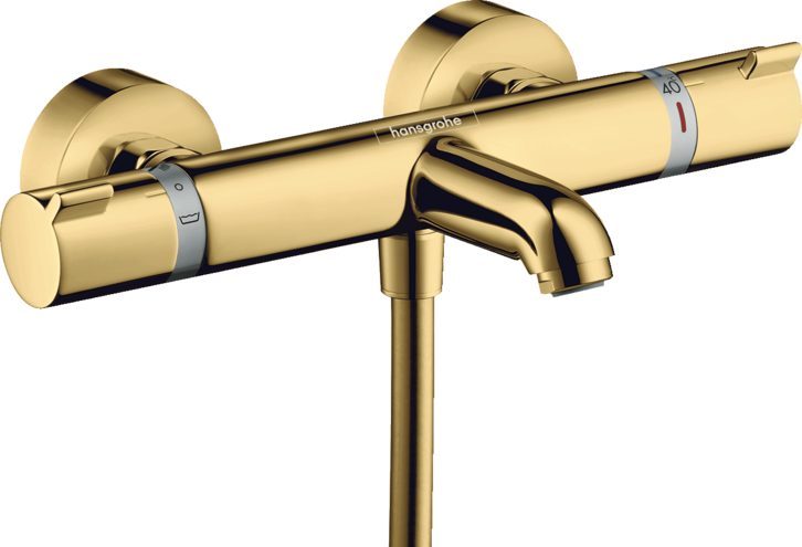 BATERIE CADA TERMOSTATICA ECOSTAT COMFORT, POLISHED GOLD OPTIC - imagine 1