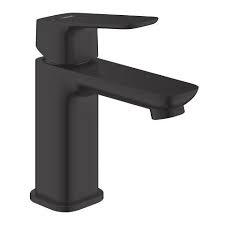 BATERIE LAVOAR CUBEO S-SIZE, VENTIL PUSH-OPEN, MATTE BLACK - imagine 1