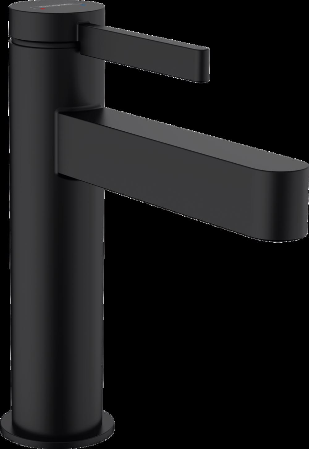 BATERIE LAVOAR FINORIS 110 CU VENTIL POP-UP, NEGRU MAT - imagine 1