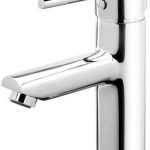 BATERIE LAVOAR FLUSSO CU VENTIL CLICK-CLACK, CROM