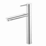 BATERIE LAVOAR INALTA FLUSSO CU VENTIL CLICK-CLACK, CROM