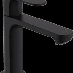 BATERIE LAVOAR REBRIS S 110 CU VENTIL POP UP, NEGRU  MAT
