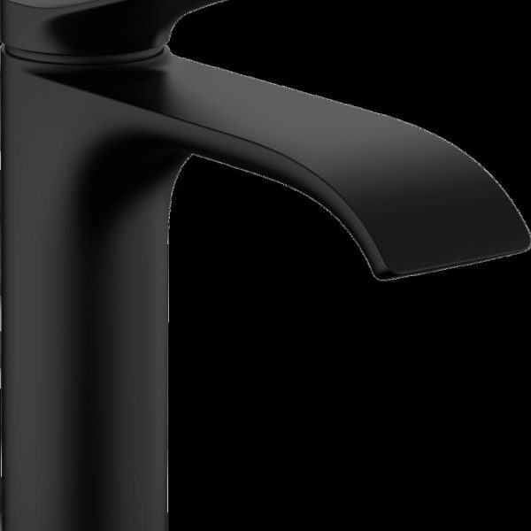 BATERIE LAVOAR VIVENIS 110 CU VENTIL POP-UP, NEGRU MAT