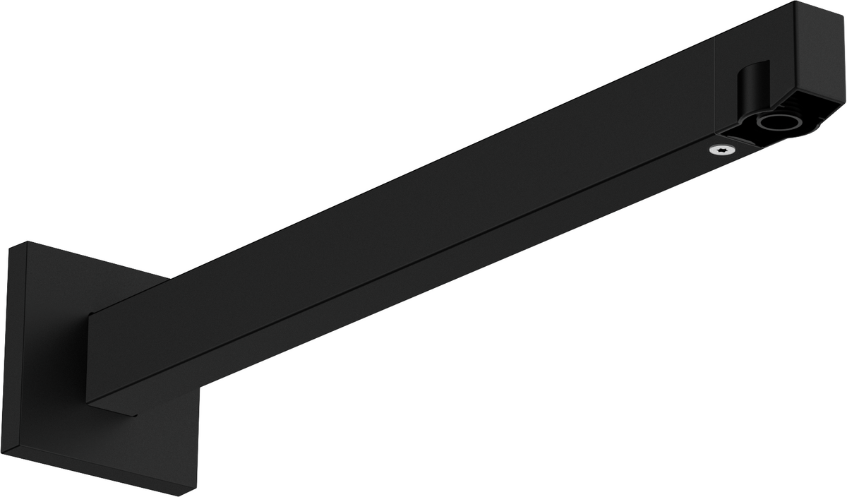 BRAT DUS E 390 MM, NEGRU MAT - imagine 1
