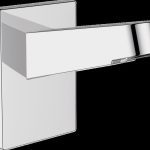 BRAT DUS PULSIFY S 260, FIXARE PE PERETE, 151MM, PENTRU CAP DUS CU DIAM. MAX  260 MM, CROM