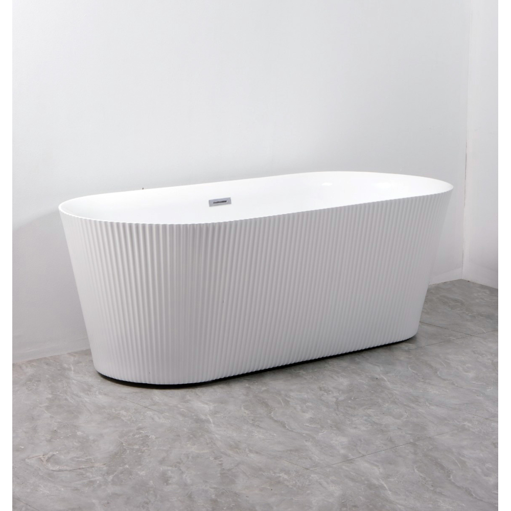 Cada baie freestanding cu riflaj Elves 150x75x58 - imagine 2