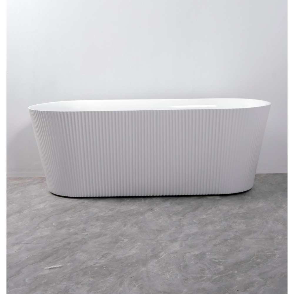 Cada baie freestanding cu riflaj Elves 150x75x58 - imagine 3