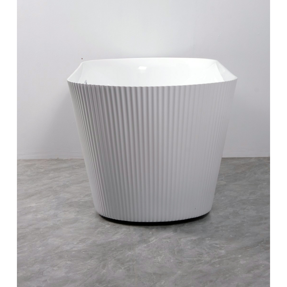 Cada baie freestanding cu riflaj Elves 150x75x58 - imagine 6