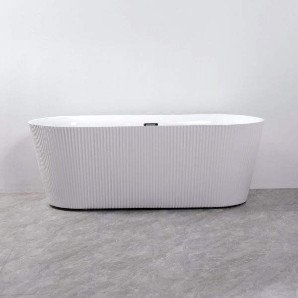 Cada baie freestanding cu riflaj elves 170x75x58
