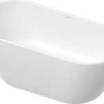 CADA D-NEO 1600X750X600 FREESTANDING, DURASOLID, FARA PREPLIN, VENTIL CROM, ALB MAT