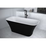 CADA FREESTANDING ASSOS 160X70, BLACK&WHITE